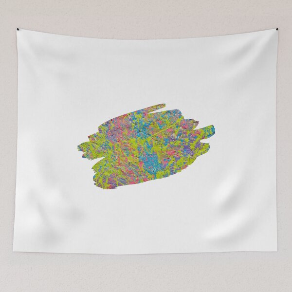 Item preview, Green Graffiti Splash Art Print designed and sold by Auto-Prints.