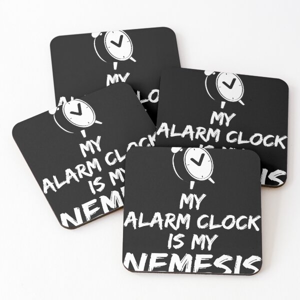 Item preview, Alarm Clock Sleeping Sloth Archenemy Funny Saying designed and sold by Marco Damm.