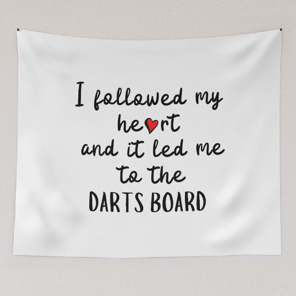 Item preview, I followed my heart and it led me to the darts board designed and sold by TheGreenGoat.
