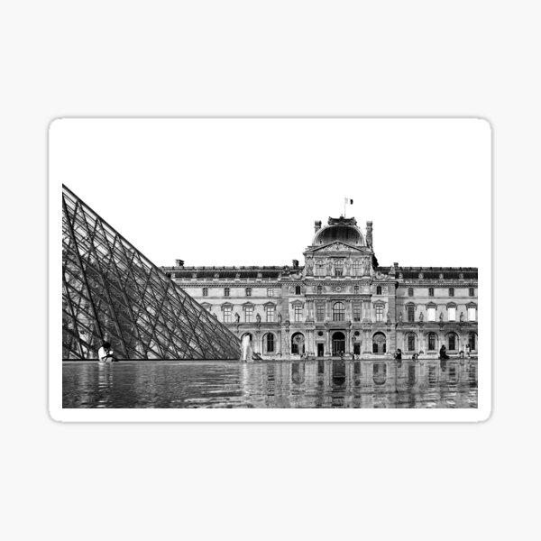 Paris - Louvre Sticker