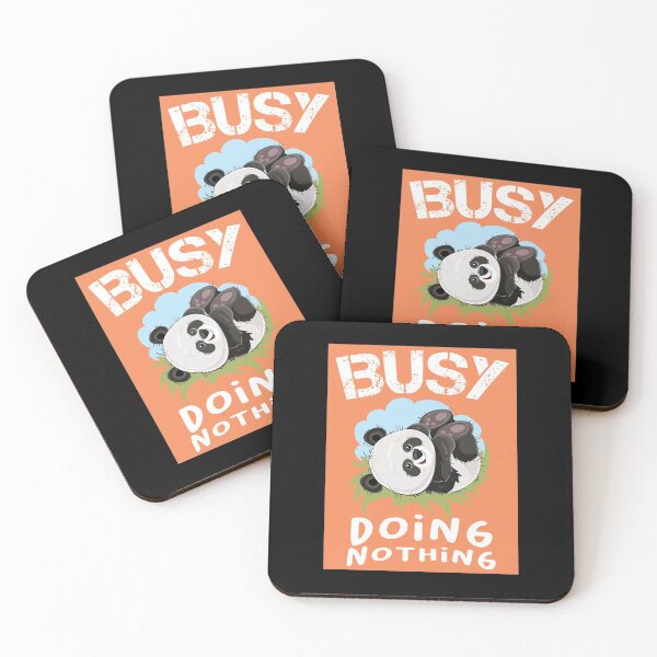 Item preview, Busy Doing Nothing Panda Classic T-shirt designed and sold by Achrafilla1.