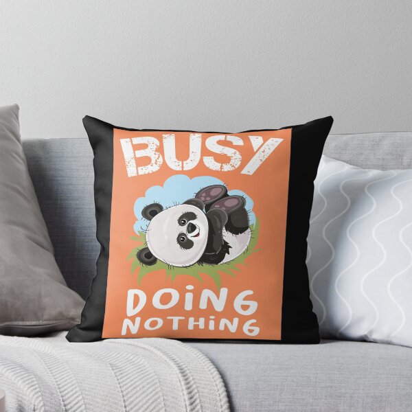 Item preview, Busy Doing Nothing Panda Classic T-shirt designed and sold by Achrafilla1.
