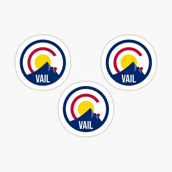 Vail Colorado Flag Pack Sticker