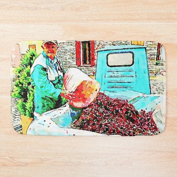 Item preview, Hortus Conclusus: pomace with farmer and three-wheeler designed and sold by Giuseppe Cocco.