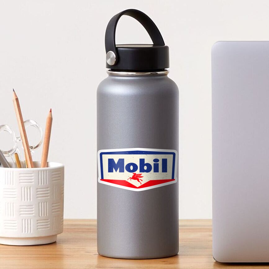 Mobil oil Vintage sign - logo 1950 Sticker