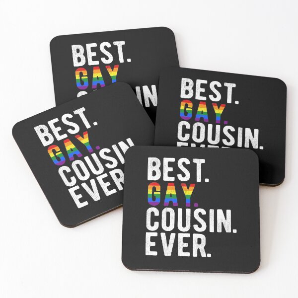 Item preview, LGBT Best Gay Cousin Ever Rainbow Colors Gift designed and sold by alenaz.