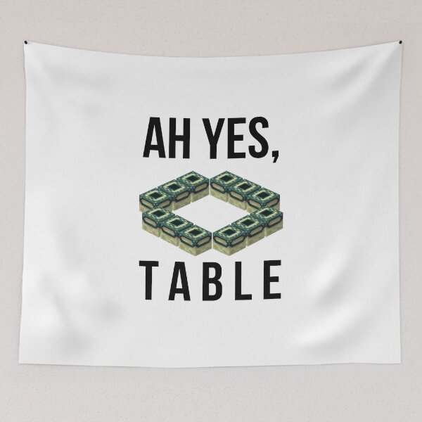 Item preview, Ah Yes, T A B L E designed and sold by notakename.