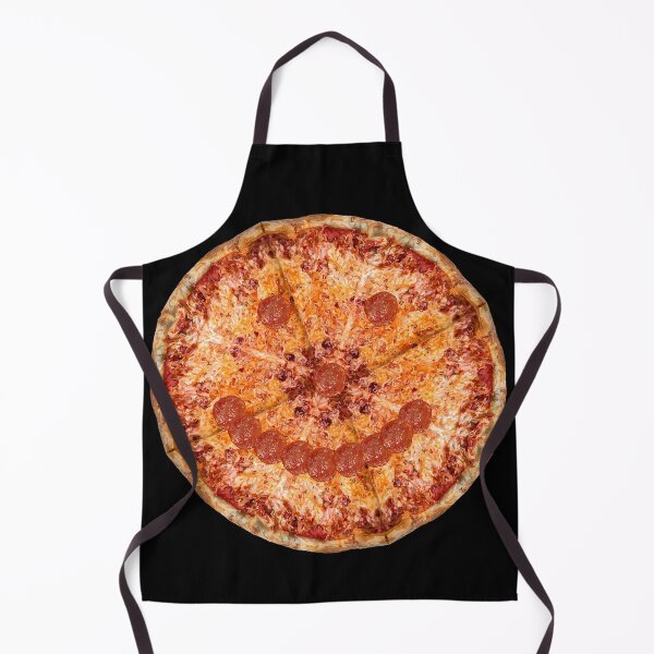 Aperçu de l'œuvre Visage souriant de tarte à la pizza au pepperoni et au fromage créée et vendue par Deborah Camp.