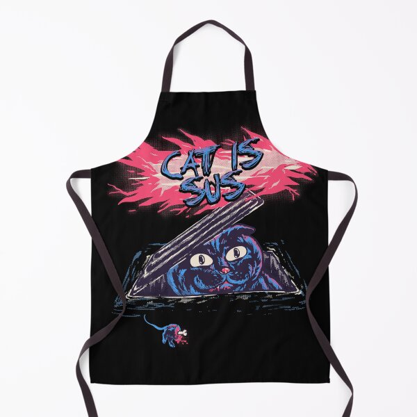 Item preview, My Cat is Sus - Funny Impostor Murderer Cat | Dead mice body reported | Murder scene designed and sold by Any Color Designs.
