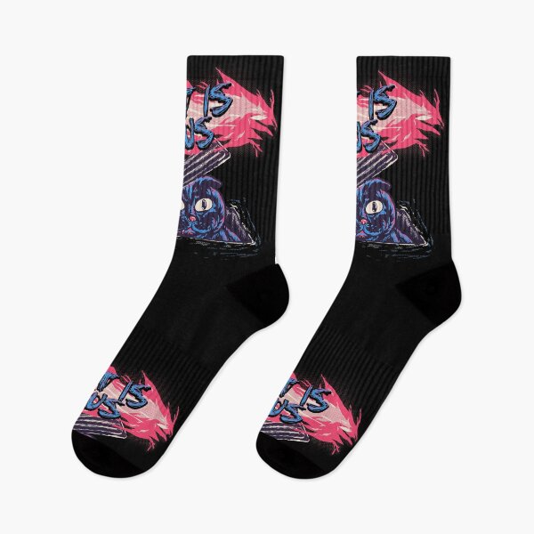 Item preview, My Cat is Sus - Funny Impostor Murderer Cat | Dead mice body reported | Murder scene designed and sold by Any Color Designs.
