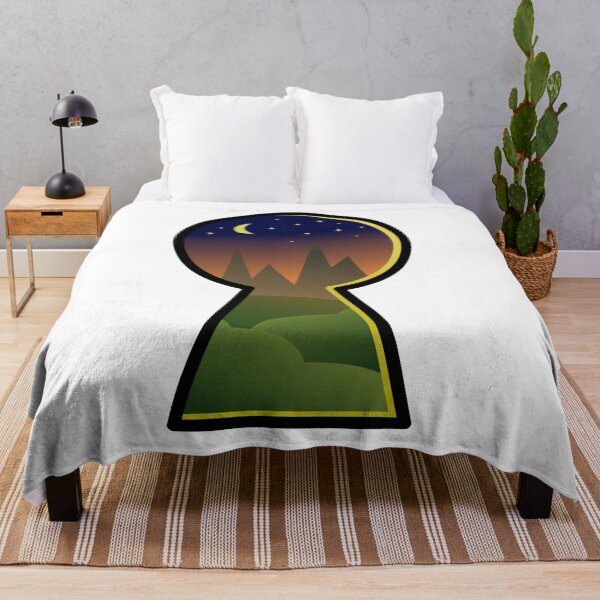 Item preview, Night landscape through the peephole designed and sold by Logan81.