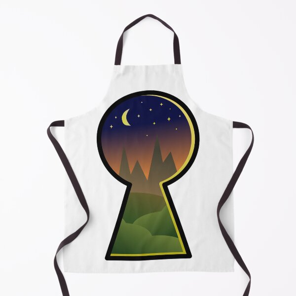Item preview, Night landscape through the peephole designed and sold by Logan81.