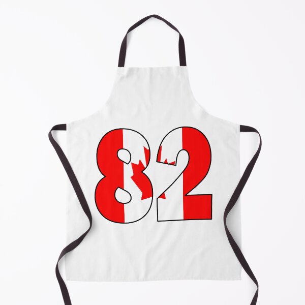 Item preview, Number 82 with Canadian flag on the background designed and sold by AllShirts21.