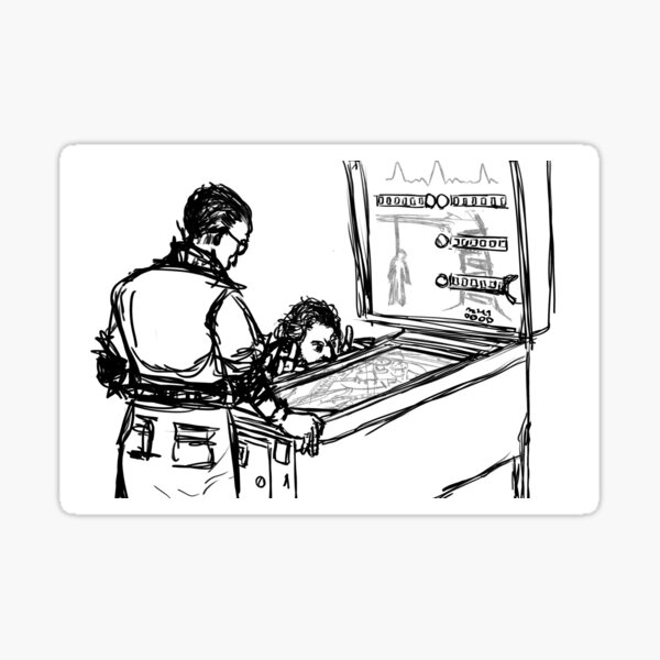 Pinball Sticker