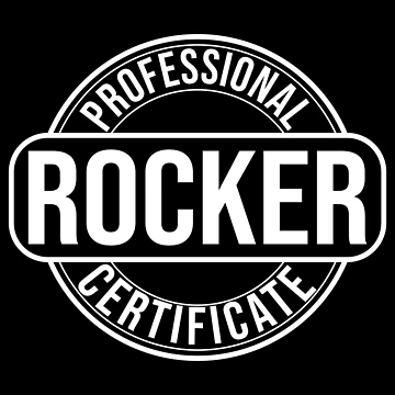 Artwork thumbnail, Professional Rocker Certificate by Express YRSLF