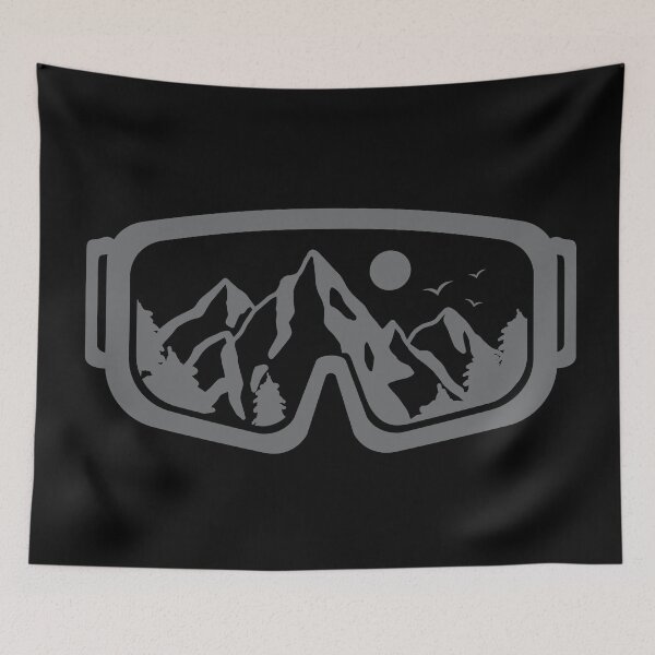 Item preview, Mountain Snow Goggles Art designed and sold by PilaStudio.