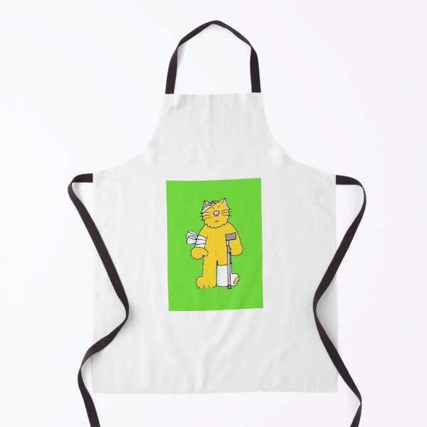 Item preview, Get Well Soon Cartoon Ginger Cat on a Crutch designed and sold by KateTaylor.