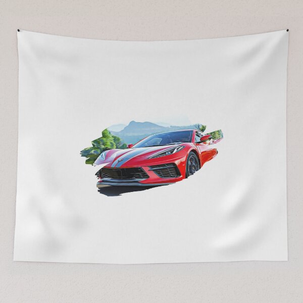 Item preview, Corvette C8 Art Print designed and sold by Auto-Prints.