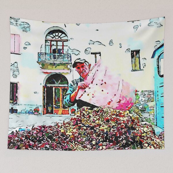 Item preview, Hortus Conclusus: pomace with farmer and college designed and sold by Giuseppe Cocco.
