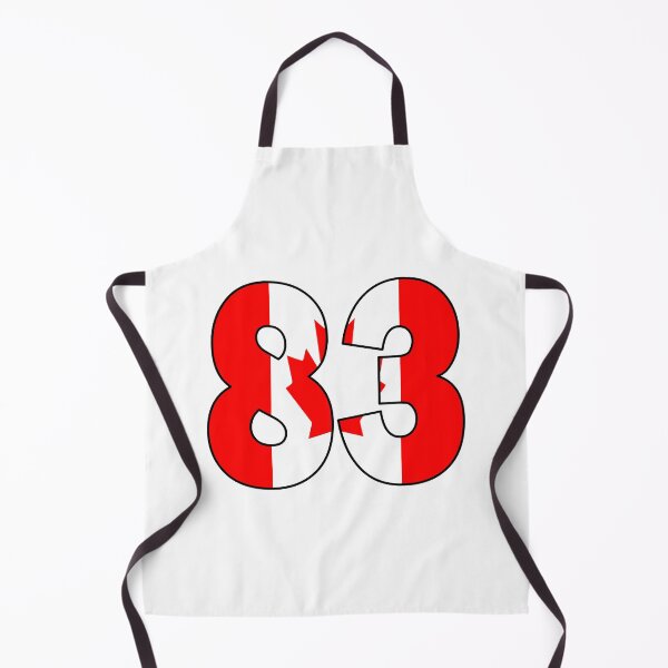 Item preview, Number 83 with Canadian flag on the background designed and sold by AllShirts21.