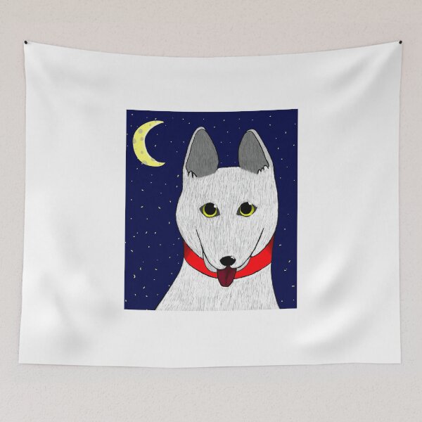 Item preview, Friends and Fears: The Two Lives of a Wolf-Dog "Original Cover Art' designed and sold by FloofCat.