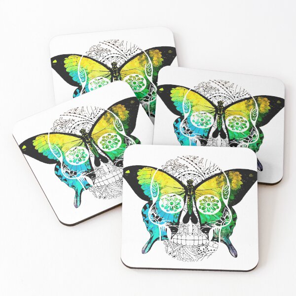 Item preview, Butterfly on Skull designed and sold by vangoerart.