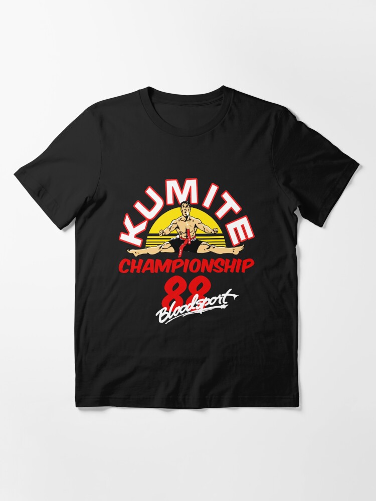 Alternate view of Kumite Championship Bloodsport 88 Movies Essential T-Shirt