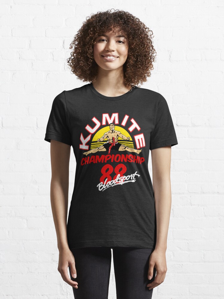 Alternate view of Kumite Championship Bloodsport 88 Movies Essential T-Shirt