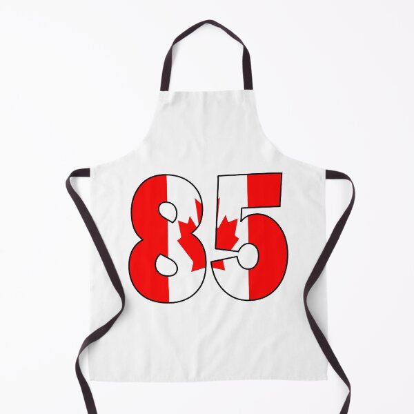 Item preview, Number 85 with Canadian flag on the background designed and sold by AllShirts21.