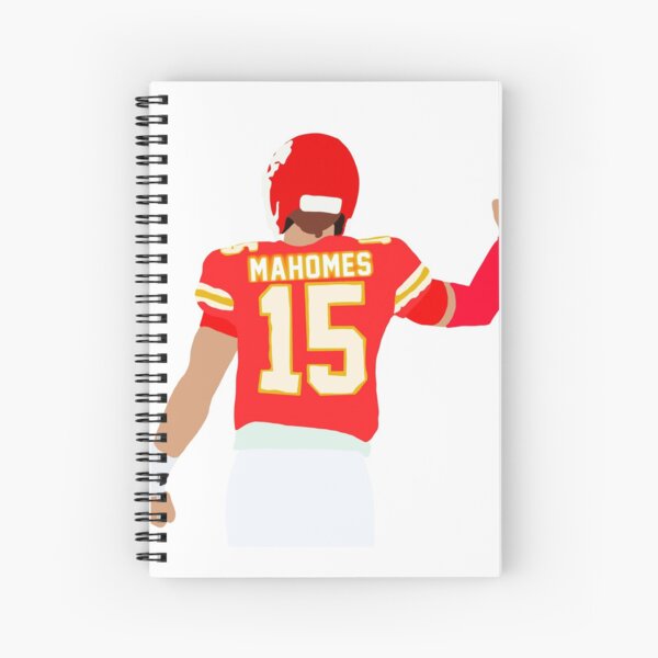 Patrick Mahomes - Kansas City Chiefs Spiral Notebook by Colleen