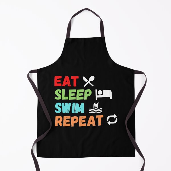 Item preview, Eat Sleep Swim Repeat designed and sold by HobbyRoost.