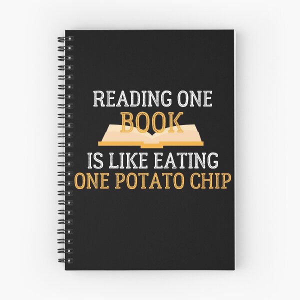 Item preview, Bookobsessed - Reading one book is like eating one potato chip book lover gift designed and sold by hyggekrog.