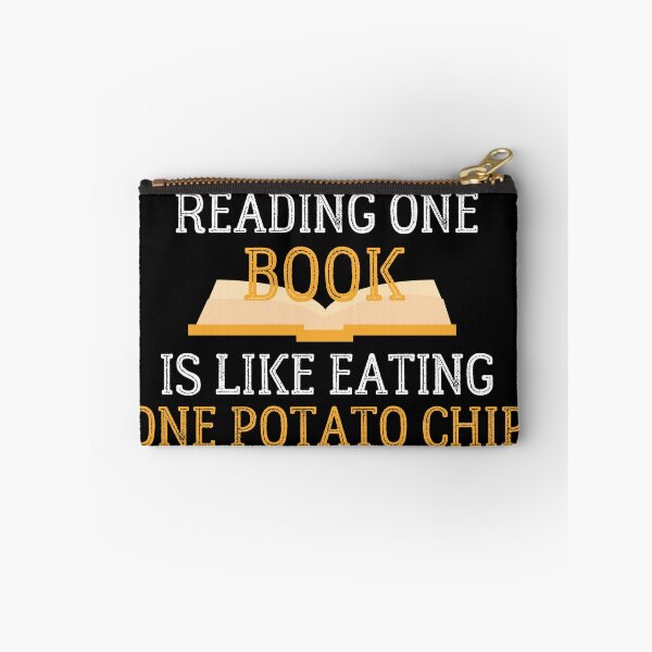Item preview, Bookobsessed - Reading one book is like eating one potato chip book lover gift designed and sold by hyggekrog.