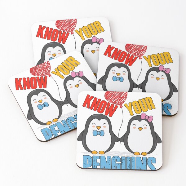 Item preview, Know Your Penguins, Funny Penguins tee shirt,Sunset Penguins designed and sold by seritik.