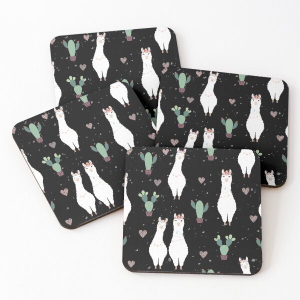 Item preview, Lama, alpacas cactus Pattern designed and sold by MHabeeb.