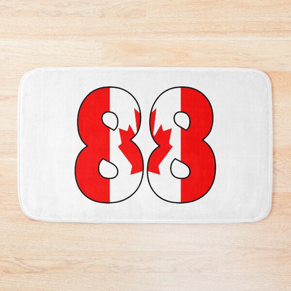 Item preview, Number 88 with Canadian flag on the background designed and sold by AllShirts21.