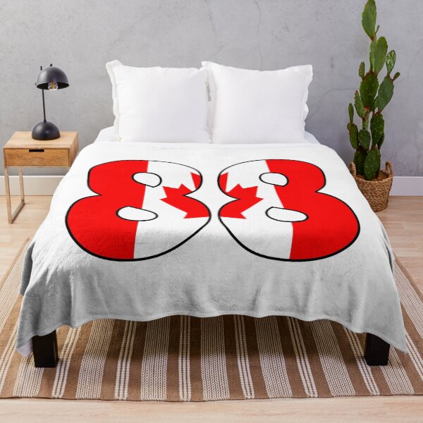 Item preview, Number 88 with Canadian flag on the background designed and sold by AllShirts21.