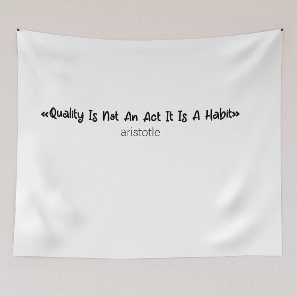 Item preview, Quality Is Not An Act It Is A Habit designed and sold by 0umStore.
