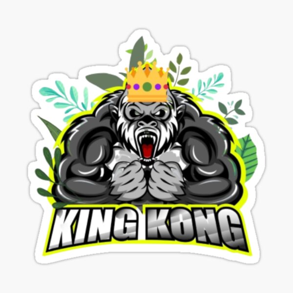"King Kong" Sticker for Sale by Leonspp26 Redbubble