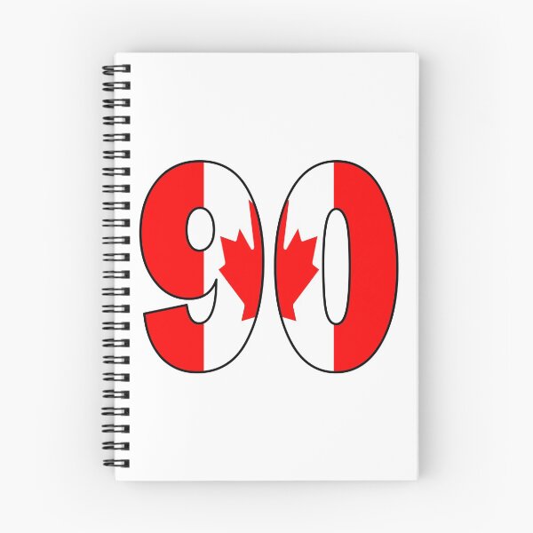 Item preview, Number 90 with Canadian flag on the background designed and sold by AllShirts21.