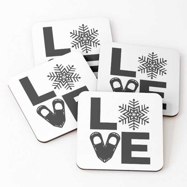 Item preview, Snowshoeing - I LOVE Snowshoes designed and sold by EstelleStar.