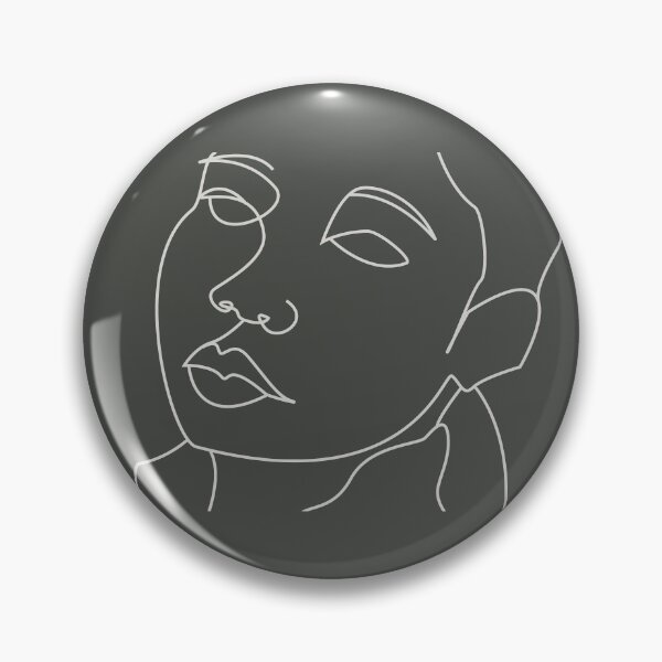 Item preview, Slate Space - Line art woman face designed and sold by bellatierra.