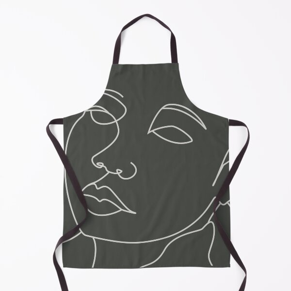 Item preview, Slate Space - Line art woman face designed and sold by bellatierra.