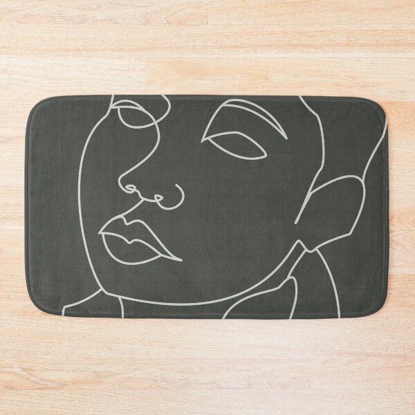 Item preview, Slate Space - Line art woman face designed and sold by bellatierra.