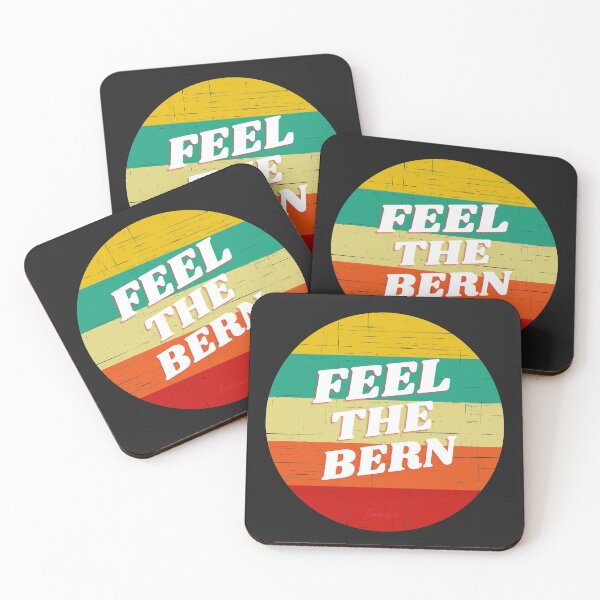 Item preview, FEEL THE BERN, POLITICAL HUMOR, GRUNGE LOGO,  designed and sold by R B Chrystal.