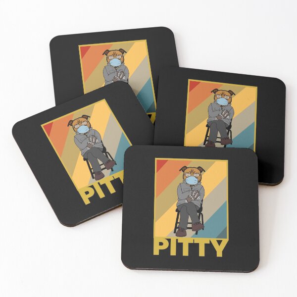 Item preview, Pit bull Mittens Sitting Inauguration Funny Meme designed and sold by BuynPose.