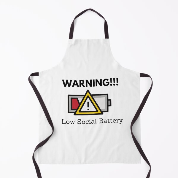 Item preview, Warning!!! Low Social Battery designed and sold by StoneColdMovies.