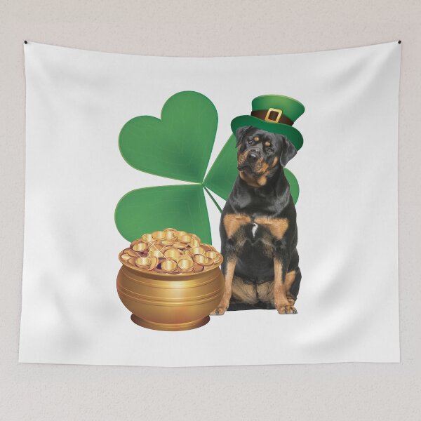 Item preview, St Patrick's Rottweiler, Rottie Dog designed and sold by EstelleStar.