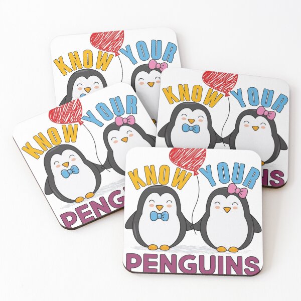 Item preview, Know Your Penguins, Funny Penguins tee shirt,Sunset Penguins designed and sold by seritik.