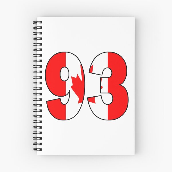 Item preview, Number 93 with Canadian flag on the background designed and sold by AllShirts21.